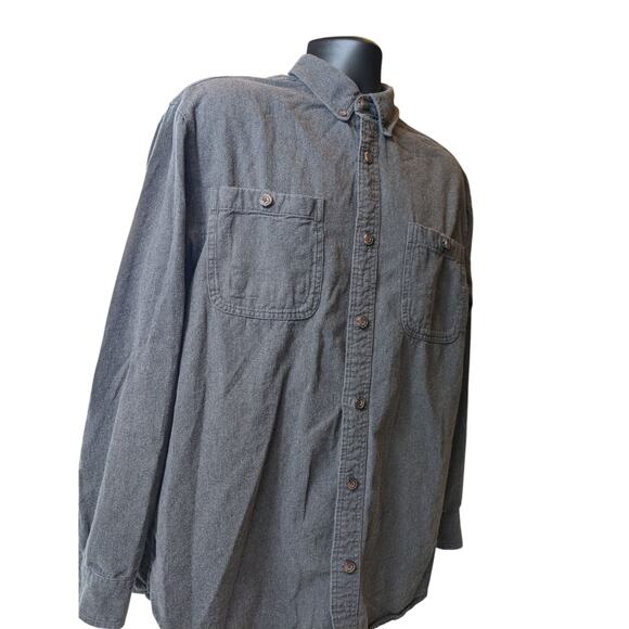Duluth Trading Flannel Shirt Men Rugged Workwear Lumberjack Free Swingin 89328 - Picture 7 of 16